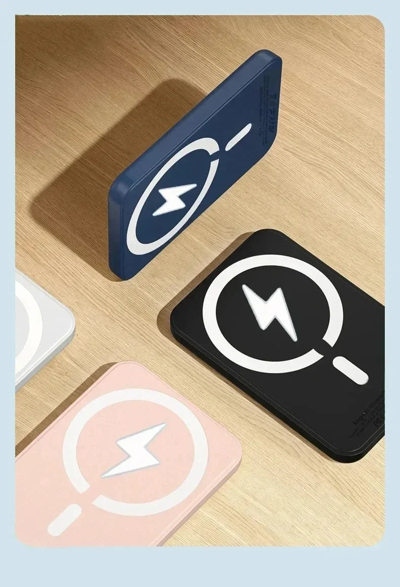 Batterie externe magnétique d'origine, chargeur sans fil portable à charge rapide pour iPhone et Magsafe.