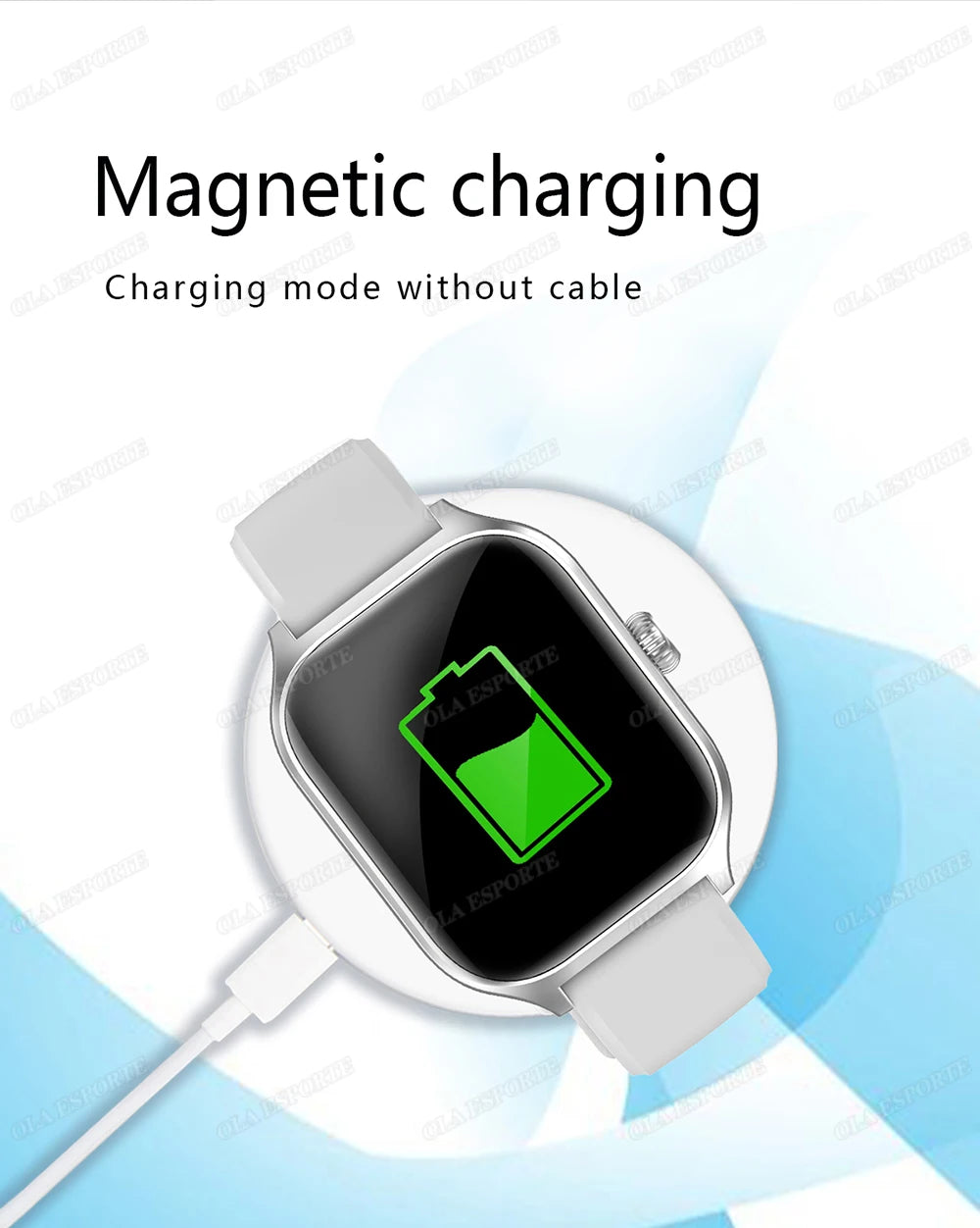 Montre Connectée Homme Femme – Smartwatch 2,01" HD, Bluetooth, Notifications, Musique et Mode Sport