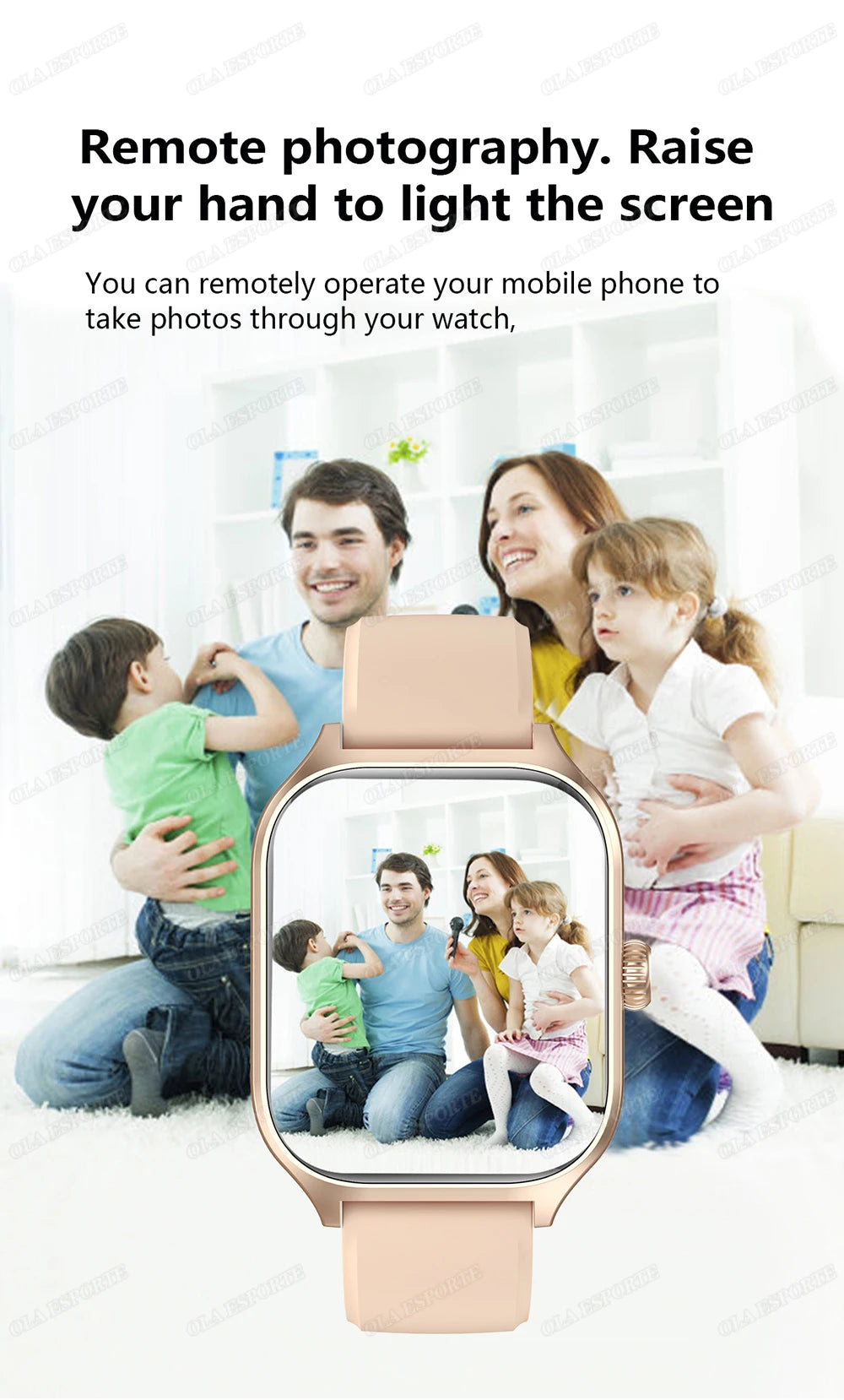 Montre Connectée Homme Femme – Smartwatch 2,01" HD, Bluetooth, Notifications, Musique et Mode Sport