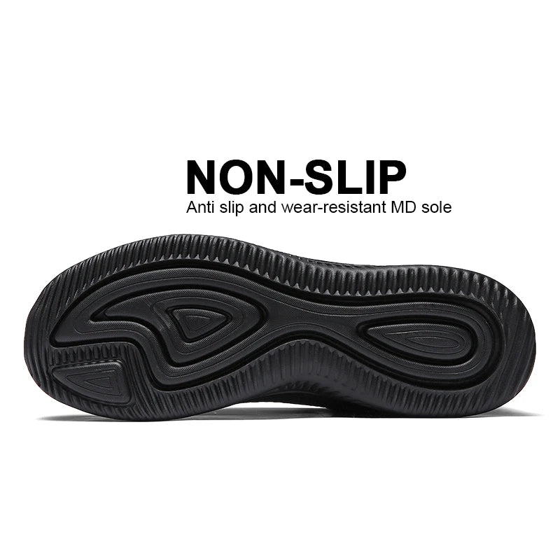 Chaussures de course et de marche pour hommes, en maille, style décontracté, respirantes, athlétiques et légères.