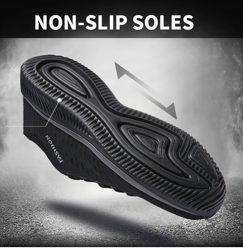 Chaussures de course et de marche pour hommes, en maille, style décontracté, respirantes, athlétiques et légères.
