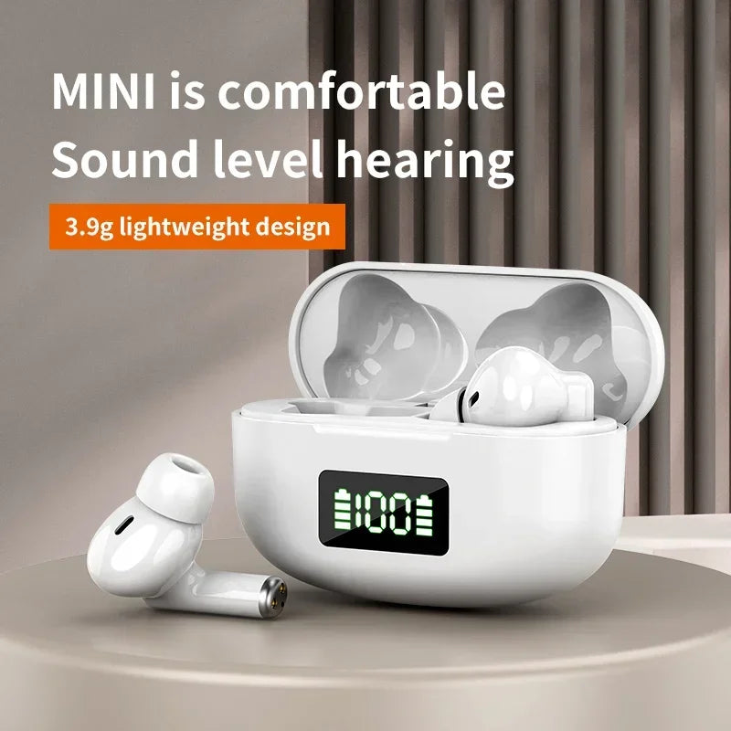 Nouveaux écouteurs Bluetooth TWS sans fil pour le sport, stéréo, intra-auriculaires, confortables et compatibles avec tous les smartphones.