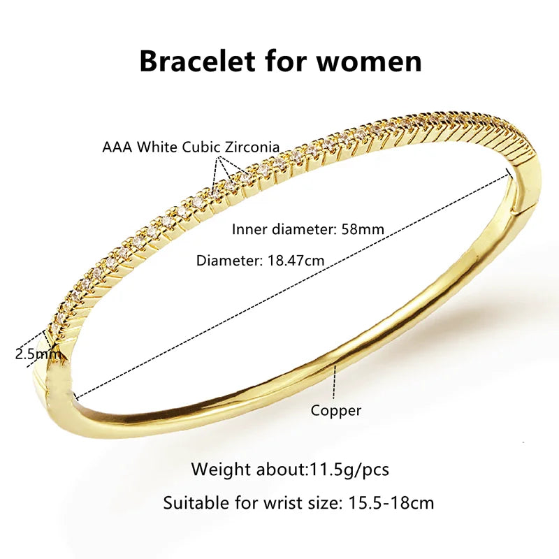 Bracelet Jonc Femme Luxe – Bijou Élégant & Raffiné